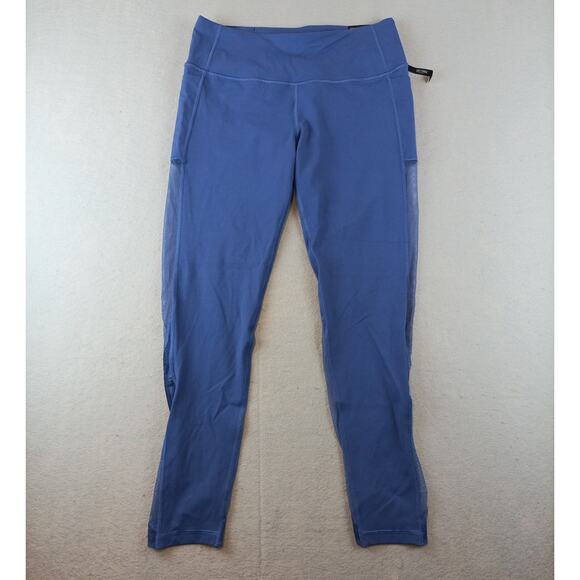 Victoria's Secret Sport Womens High Waisted Leggings Sz L Long Periwinkle Blue - Picture 1 of 11